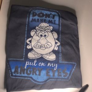 Mr Potato Head t shirt “angry eyes”